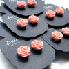 Ballet Slipper Roses - Dixie Bliss - Single Stud Earrings