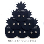 Micros in Gunmetal - Dixie Bliss - Single Stud Earrings