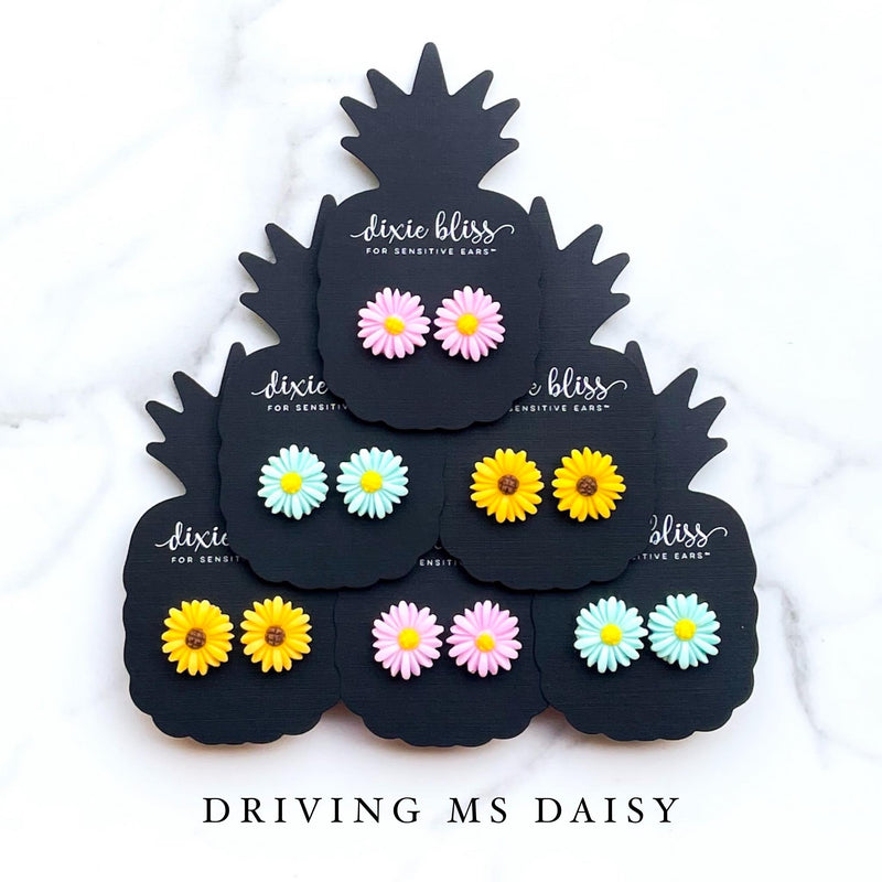 Driving Ms Daisy - Dixie Bliss - Single Stud Earrings