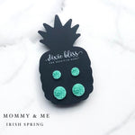 Mommy & Me Irish Spring - Dixie Bliss - Duo Stud Earring Set