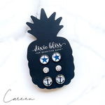 Careen - Dixie Bliss - Trio Stud Earring Set