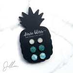 Jillian - Dixie Bliss - Trio Stud Earring Set