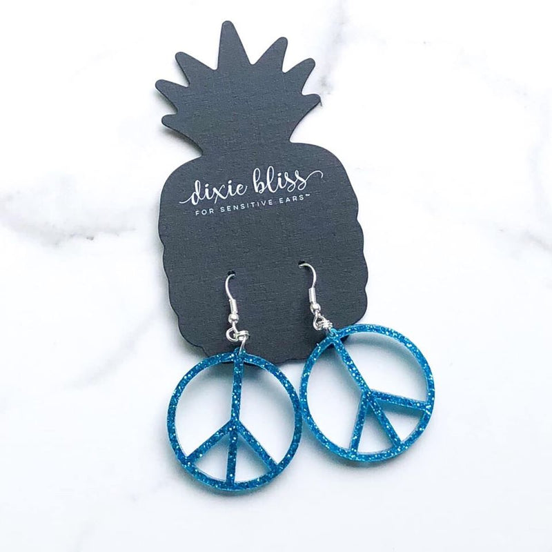 Peace Minis - Dixie Bliss - Dangle Earrings