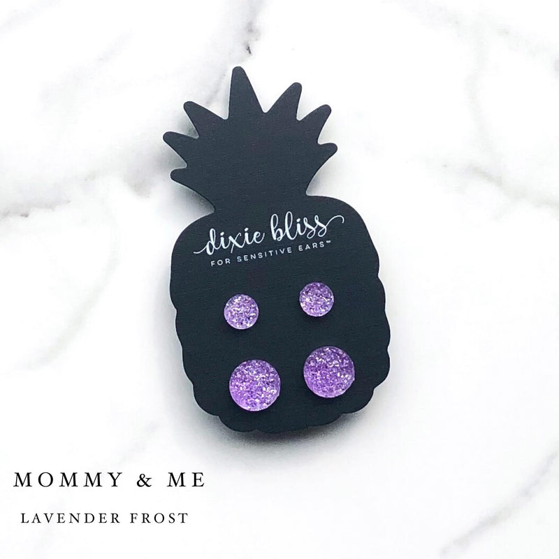 Mommy & Me Lavender - Dixie Bliss - Duo Stud Earring Set