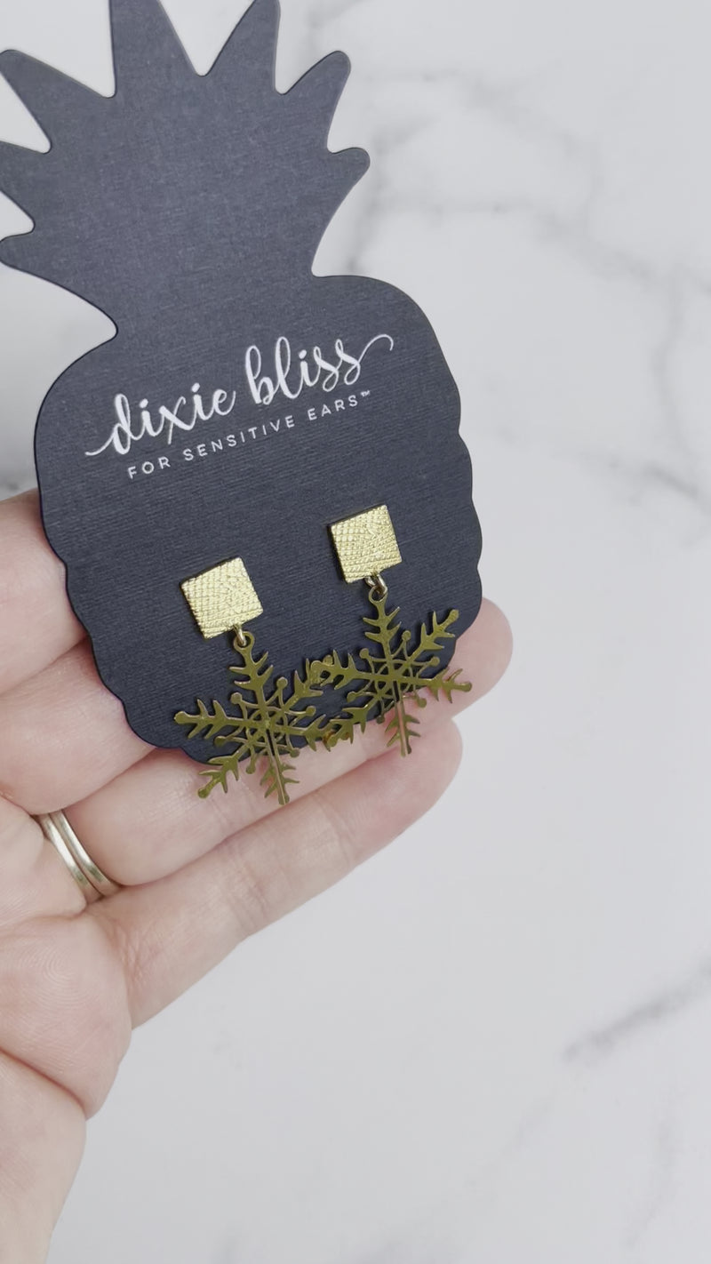Weightless Snowflakes - Dixie Bliss - Dangle Earrings