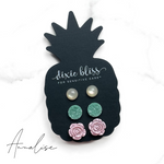 Annalise - Dixie Bliss - Trio Stud Earring Set