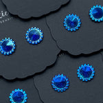 Captivating Gems in Royal Blue - Dixie Bliss - Single Stud Earrings