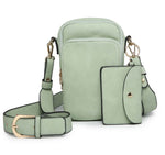 Parker 3 Compartment Crossbody w/ Pouch