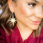 Christmas Star - Dixie Bliss - Dangle Earrings