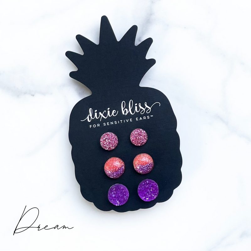Dream - Dixie Bliss - Trio Stud Earring Set