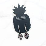 Glitz Girl in Holographic Silver - Dixie Bliss - Dangle Earrings