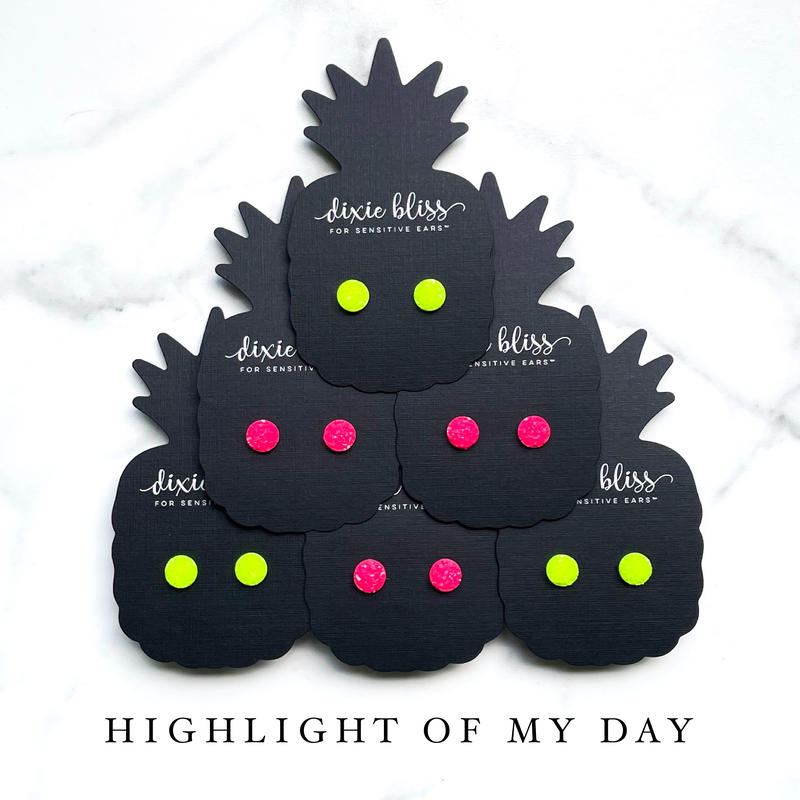 Highlight of My Day - Dixie Bliss - Single Stud Earring Set