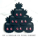 Of a Dream in Pink Ombre - Dixie Bliss - Single Stud Earrings