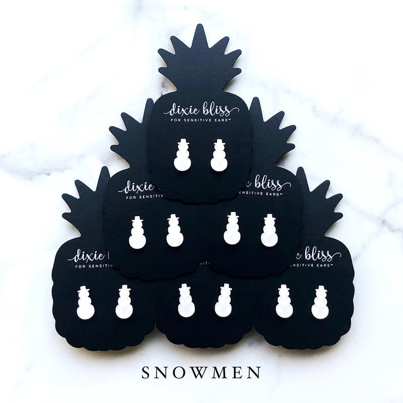 Snowmen - Dixie Bliss - Single Stud Earrings