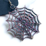 Spider Webs in Magic Mist - Dixie Bliss - Dangle Earrings