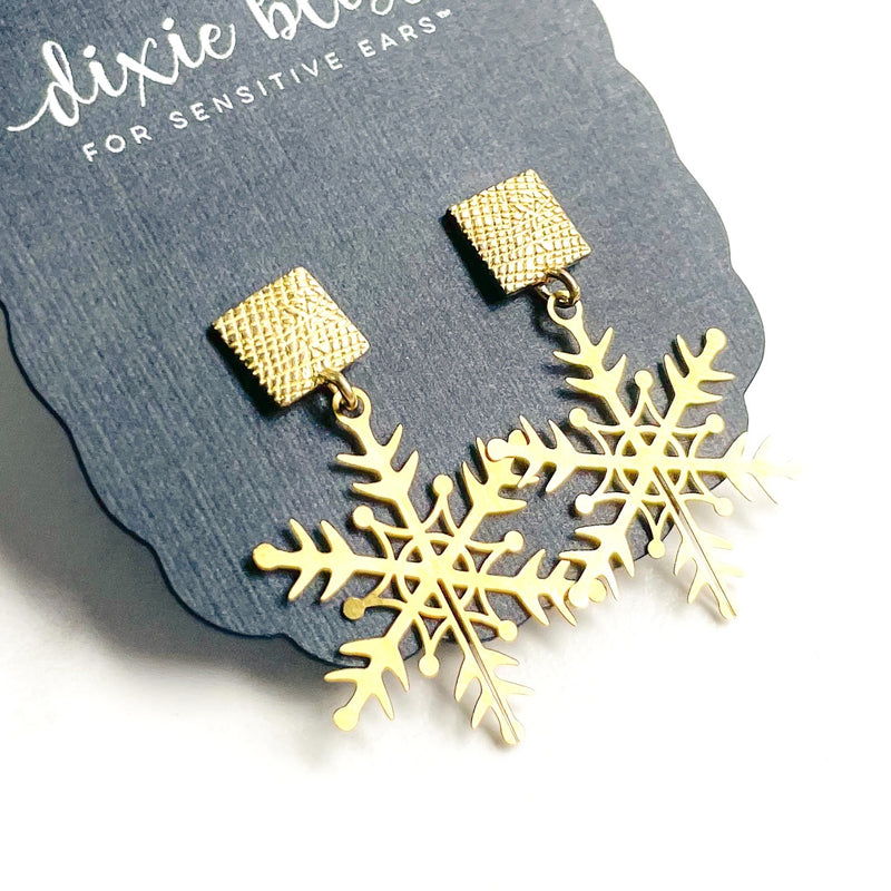 Weightless Snowflakes - Dixie Bliss - Dangle Earrings