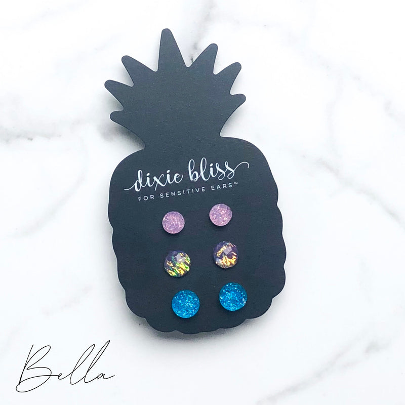 Bella - Dixie Bliss - Trio Stud Earring Set