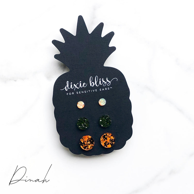Dinah - Dixie Bliss - Trio Stud Earring Set