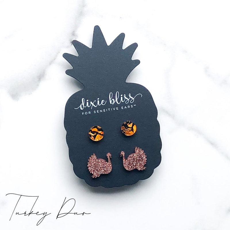 Turkey - Dixie Bliss - Duo Stud Earring Set